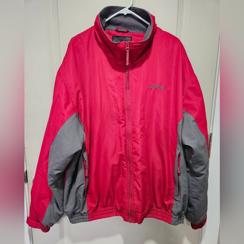 ❤️🩶 Columbia Red and Gray Outdoor Jacket